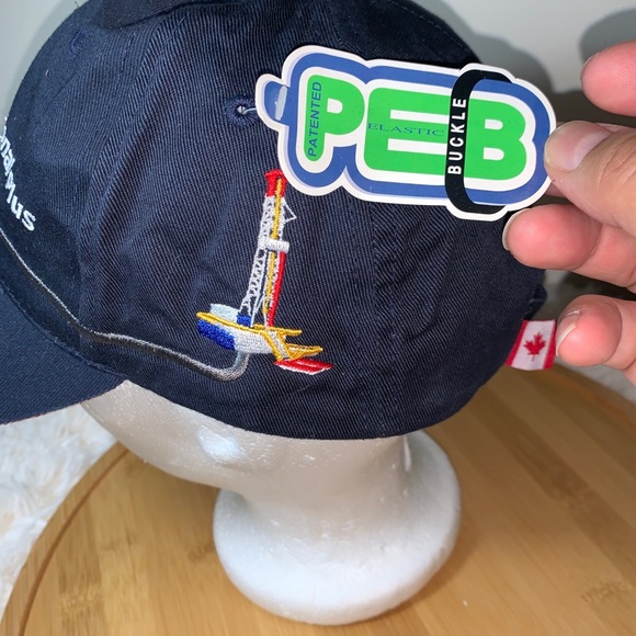 Directional Plus Baseball Cap Navy Embroidered Company Hat - Picture 4 of 6